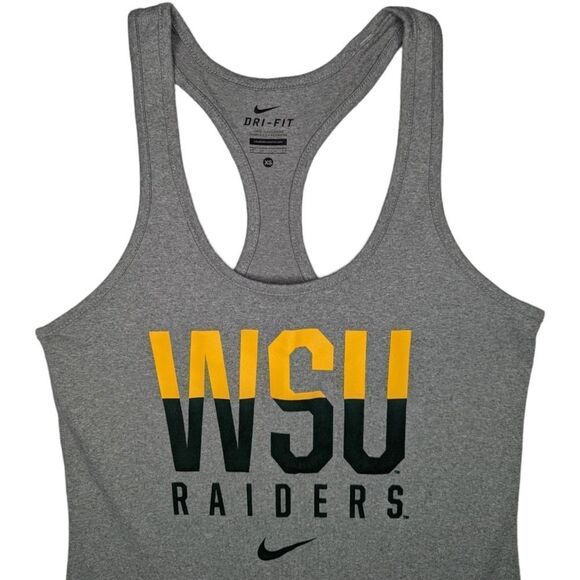 Nike Women's Gray WSU Raiders Athletic Tank Top SZ XS - Picture 2 of 5